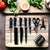 Jogo De Facas Inox 8 Peças Cozinha Churrasco B-Max BM-F988 (CONJBMF988) - comprar online