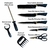 Jogo De Facas Inox 8 Peças Cozinha Churrasco B-Max BM-F988 (CONJBMF988) na internet