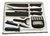 Jogo De Facas Inox 8 Peças Cozinha Churrasco B-Max BM-F988 (CONJBMF988) - comprar online