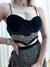 Conjunto Feminino Cropped e Saia com Franjas e Strass Castela ref. 750 (00189241 - comprar online