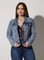 Jaqueta Jeans Feminina Betina Ref.904 (12345670018924128205) - comprar online
