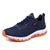 Tênis Unissex Esportivo Marinho Caminhada Sola Laranja Cor:Laranja;Tamanho:41;G - comprar online