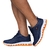 Tênis Unissex Esportivo Marinho Caminhada Sola Laranja Cor:Laranja;Tamanho:41;G - comprar online