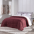 Kit Coberdrom Soft 05 Peças King cor:Vermelho Marsala (3303-17)