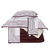 Kit Coberdrom Soft 05 Peças King cor:Vermelho Marsala (3303-17)