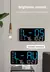 Grande relógio de parede digital temperatura data semana display controle remot