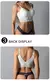 Sutiã de renda push up sem encosto para mulheres, bralette sem fio, copo cheio,