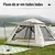 Barraca de acampamento portátil,com Carring Bag, instalação instantânea, Rai na internet