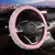 PU Couro Car Volante Capa, Bling Bling, Diamante, Strass, Cristal, Auto Acessór na internet