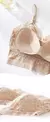 Imagem do Sutiã de renda push up sem encosto para mulheres, bralette sem fio, copo cheio,