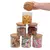 Conjunto de 6 Potes Herméticos de 400 Ml com Tampa de Bambu Oikos - Flash Store