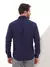 Camisa Social Manga Longa Slim Azul Marinho - comprar online