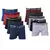 Kit 10 Cuecas Boxer Somelos em Microfibra Liso Infantil