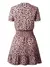 Imagem do Vestido feminino de oncinha com babado, casual, preto, verão, botões, roxo, ci