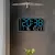 Grande relógio de parede digital temperatura data semana display controle remot - loja online