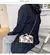 Bolsa de ombro transversal geométrica para mulheres, mini bolsa para festa, bol