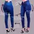 Imagem do Kit 3 Calças Jeans feminina com lycra côs alto levante bumbum c/lycra