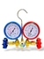 Kits Manifold R134-r22-r12-r502 + Latas R134 Refrigeracion X 900g