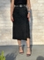 Saia Midi em Scuba Suede