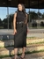 Saia Midi em Scuba Suede - loja online