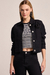 Jaqueta em Denim Black com Elastano