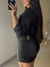 Saia Curta em Jeans Black com Elastano - loja online