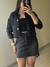 Saia Curta em Jeans Black com Elastano na internet