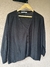 Cardigan Zara corto con botones de hilo finito negro