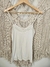 Musculosa blanca de algodón