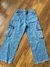 Jeans cargo teens mujer