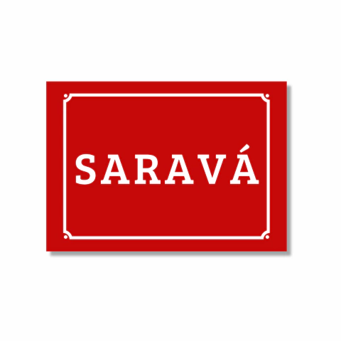 Placa decorativa - Saravá - comprar online