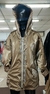 Campera oro forrado en leopardo