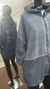 Campera gamuza y algodón con detalles en plata en la espalda - comprar online