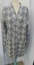 Saco lana blanco y gris - comprar online