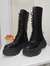Borcego negro caña alta - comprar online