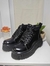 Borcego negro charol