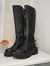 Bota negra estilo bucanera - comprar online