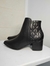 Bota negra super acolchadas en punta - tienda online