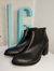 Bota negra taco cuadrado - LG