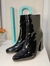 Bota negra charol - comprar online