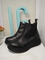 Bota negra cuero