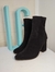 Bota negra de gamuza - comprar online