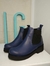 Bota azul forrada en cuero - comprar online