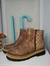 Bota marron con cierre - comprar online
