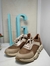 Zapatillas marrones con plateado - LG