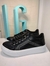 Zapatillas negras con brillo