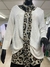 Buzo manteca con remera animal y chalina al tono - comprar online