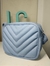 Bandolera celeste eco cuero - comprar online