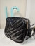 Bandolera negra charol - comprar online