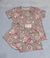 Pijama luminoso-Corazones fondo gris en internet